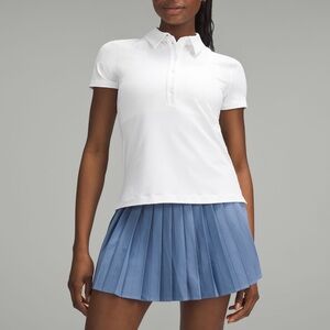 ￼ Lululemon quick dry short sleeve polo shirt.